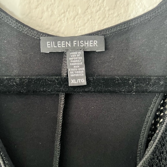 Eileen Fisher Navy Blue High-Low Asymmetrical Halter Sundress - Picture 2 of 6